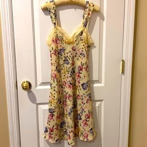Kathryn floral nightie with lace trim, size 6